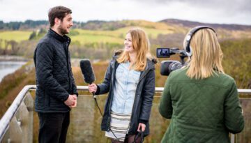 gaelic-media Picture of students filming
