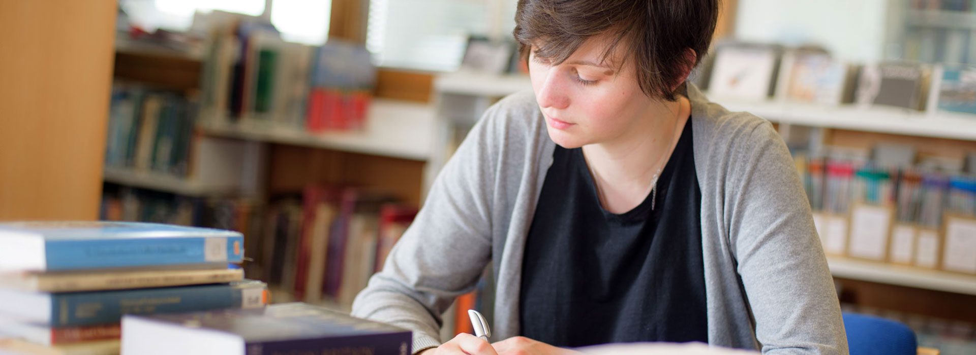 library-service Picture of a student