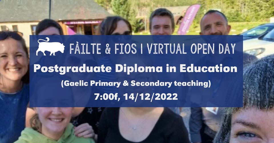 Gaelic Education Pathways Virtual Open Day