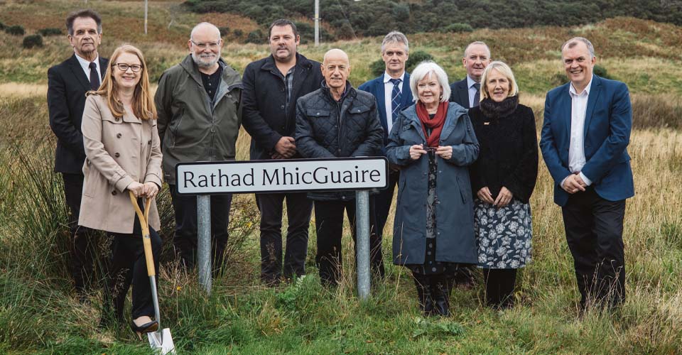 Shirley-Ann Somerville at the Kilbeg development site Shirley-Ann Somerville at the Kilbeg development site