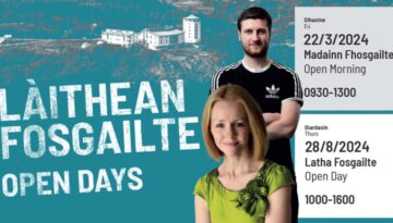 Làithean Fosgailte - Open Days 2024 Dates