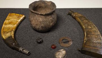 Objects from the collection of National Museums Scotland to be studied as part of new Gaelic language project, Tha Sgeul Ri Innse [credit Duncan McGlynn]