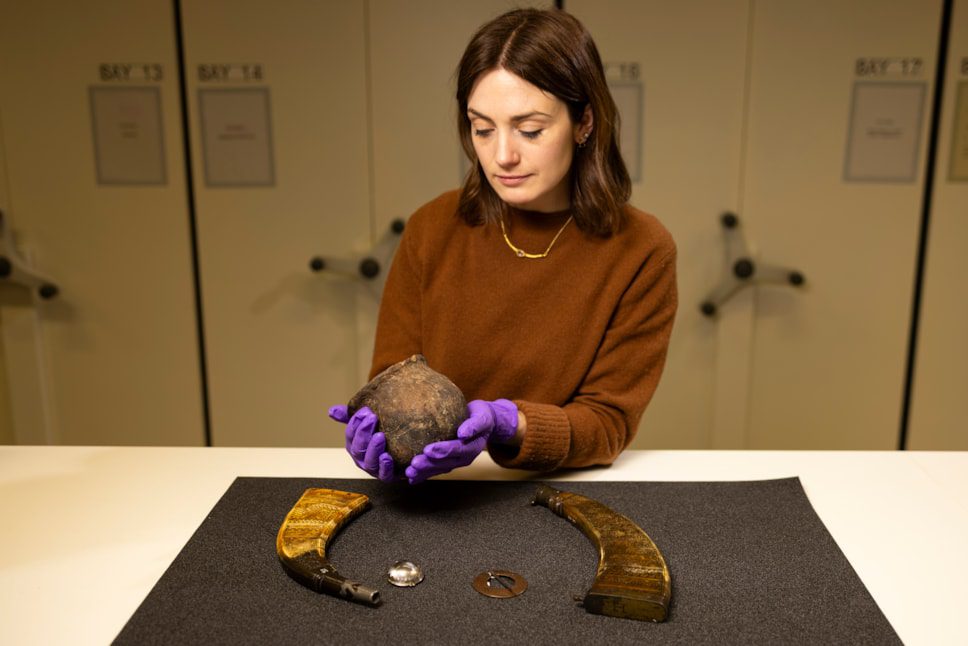 Objects from the collection of National Museums Scotland to be studied as part of new Gaelic language project, Tha Sgeul Ri Innse [credit Duncan McGlynn]